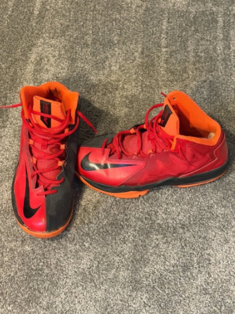 Nike Air Max Stutter Step 2 Gym Red Black Basketball Shoes Men’s 10